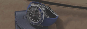   Blue Rubber Watch Straps 