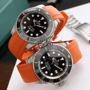   Rubber Watch Straps For Rolex Sea-Dweller 