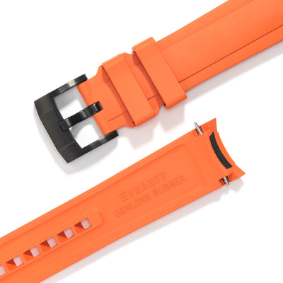 Orange Rubber / Black Buckle