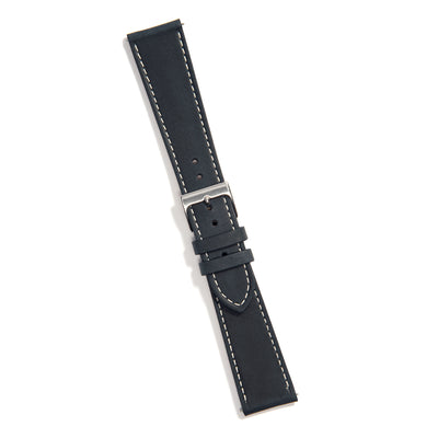 Everest UNIVERSAL NAVY LEATHER WATCH STRAP