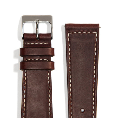 Everest UNIVERSAL CHERRY LEATHER WATCH STRAP