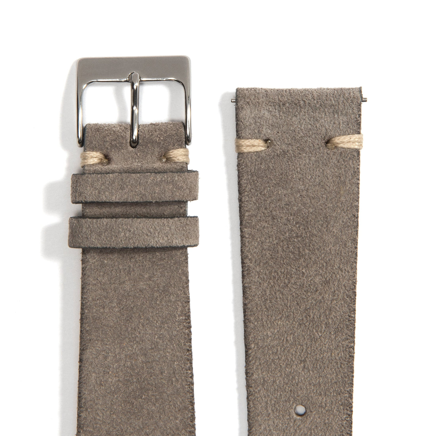 Everest UNIVERSAL GRAY VINTAGE LEATHER WATCH STRAP