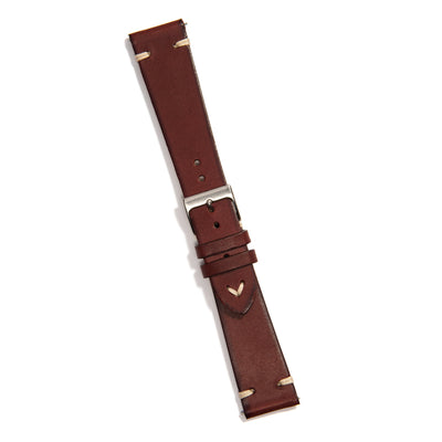 Everest UNIVERSAL CHERRY VINTAGE LEATHER WATCH STRAP