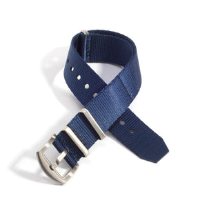 Everest Navy Blue NATO-Style Nylon Watch Band