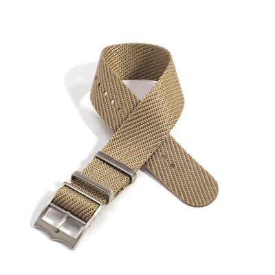 Everest Khaki NATO-Style Single Pass Nylon Watch Band