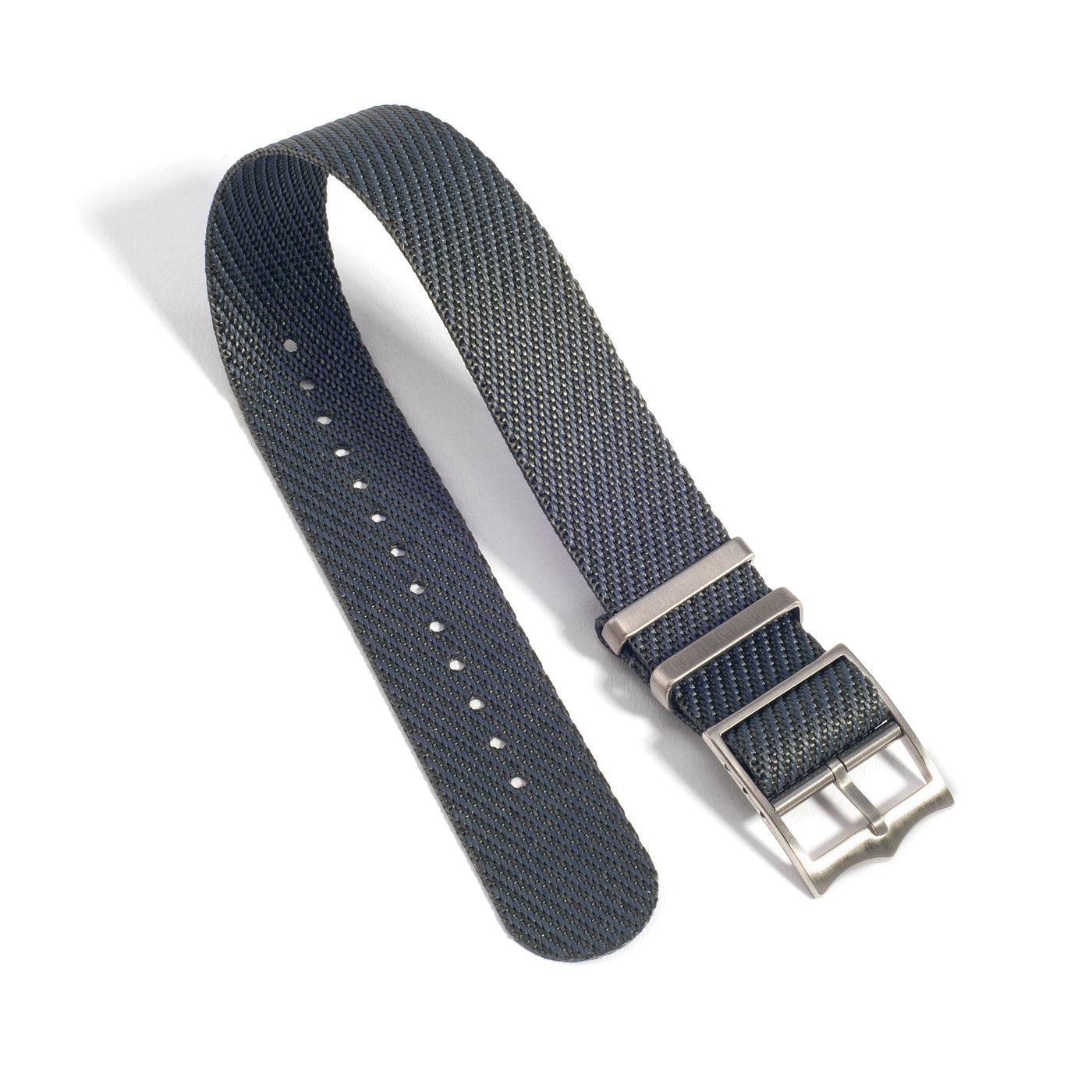 Everest Charcoal Gray NATO-Style Single Pass Nylon Watch Band