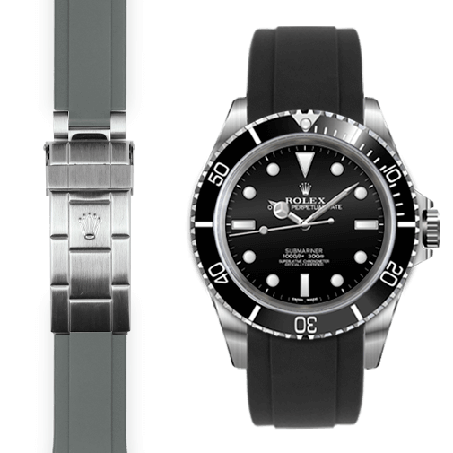 Rolex Submariner rubber watch strap